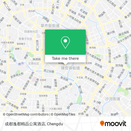 成都逸都精品公寓酒店 map