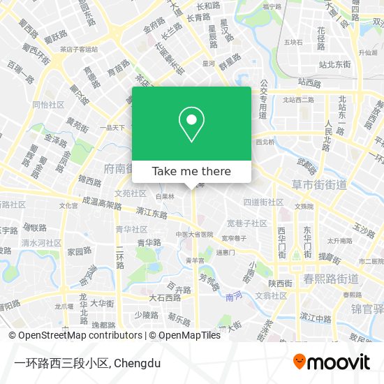 一环路西三段小区 map