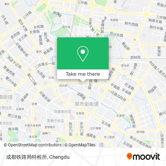 成都铁路局特检所 map