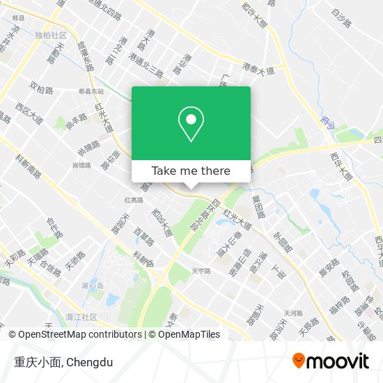 重庆小面 map