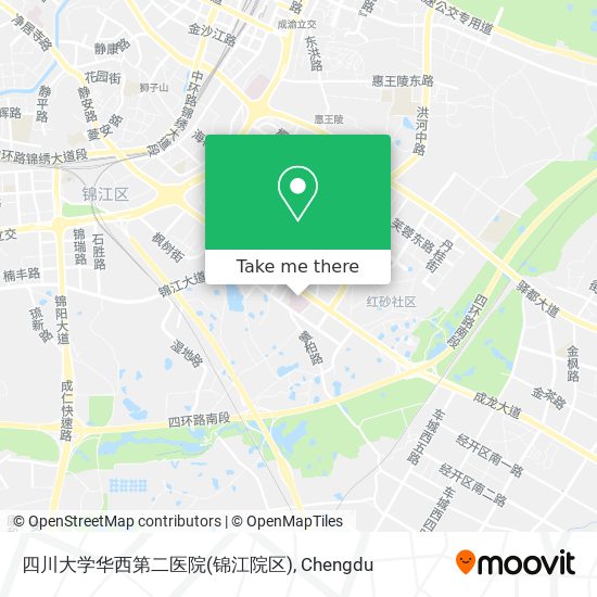 四川大学华西第二医院(锦江院区) map