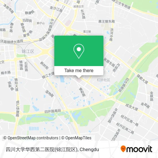 四川大学华西第二医院(锦江院区) map