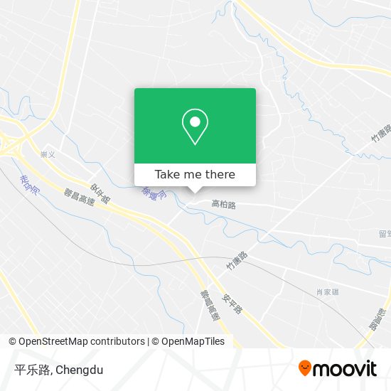 平乐路 map