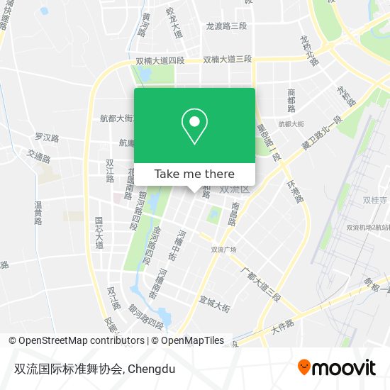 双流国际标准舞协会 map