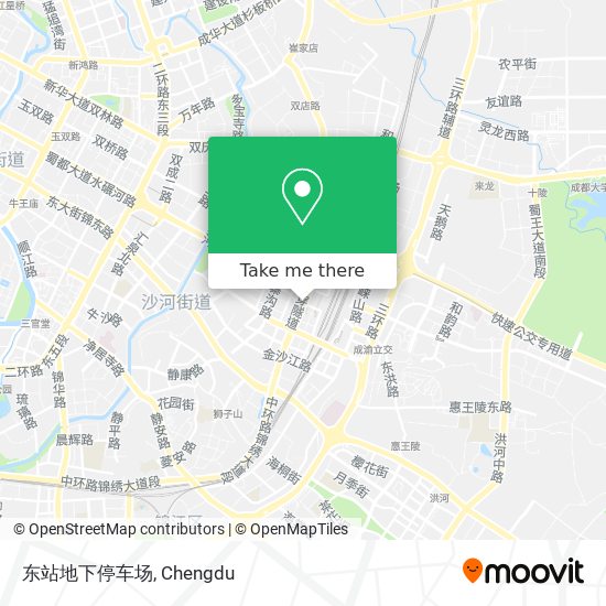 东站地下停车场 map