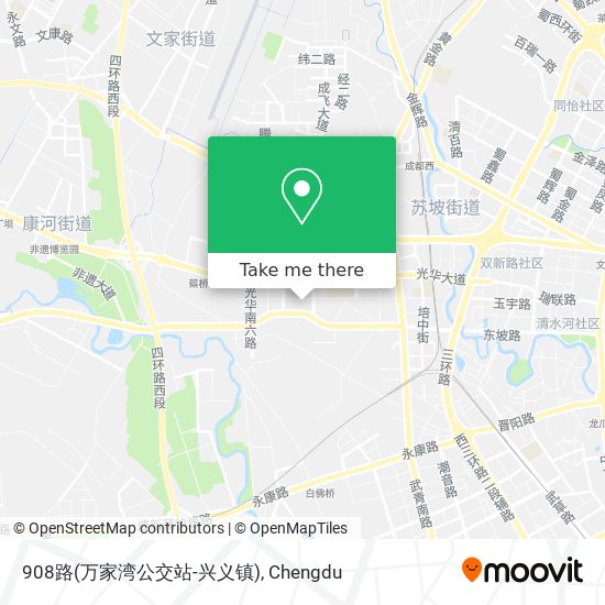 908路(万家湾公交站-兴义镇) map