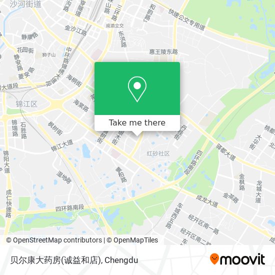 贝尔康大药房(诚益和店) map