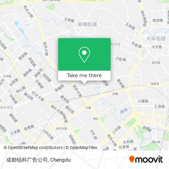 成都锐科广告公司 map