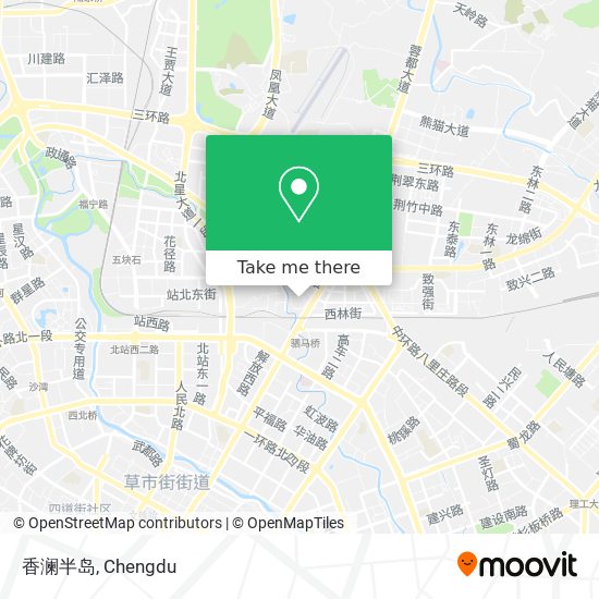 香澜半岛 map