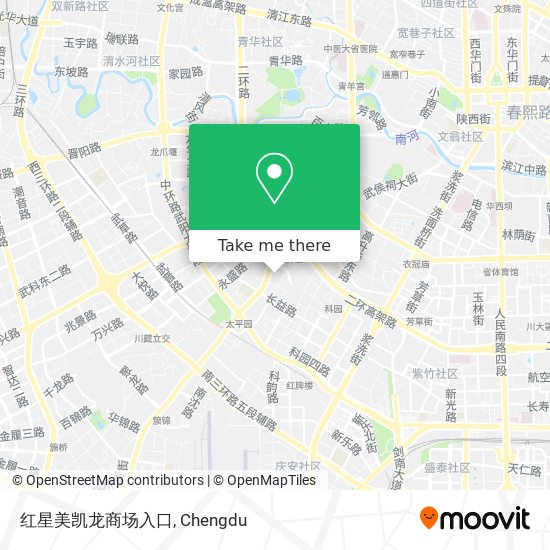 红星美凯龙商场入口 map