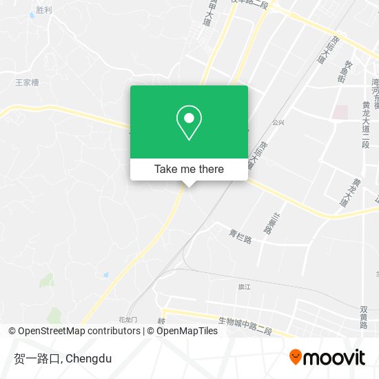 贺一路口 map