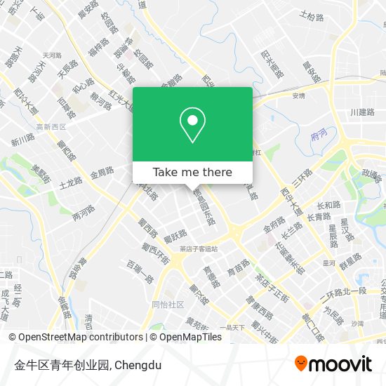 金牛区青年创业园 map