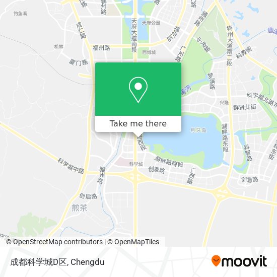 成都科学城D区 map