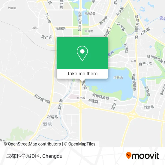 成都科学城D区 map