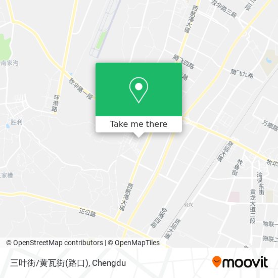 三叶街/黄瓦街(路口) map