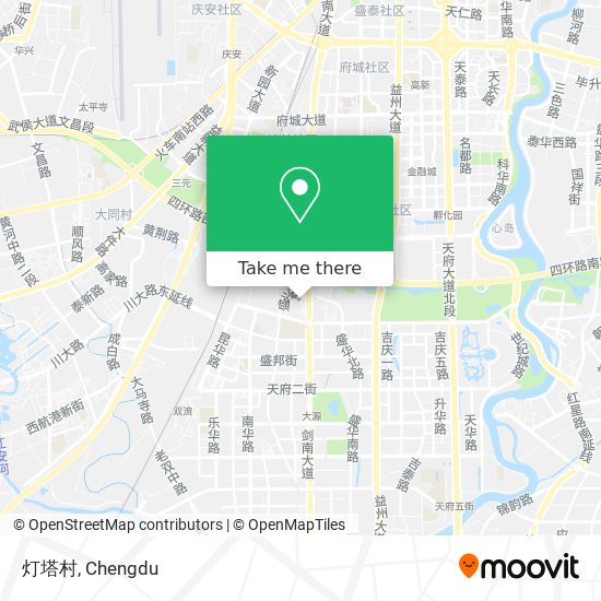 灯塔村 map
