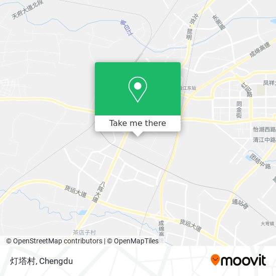灯塔村 map