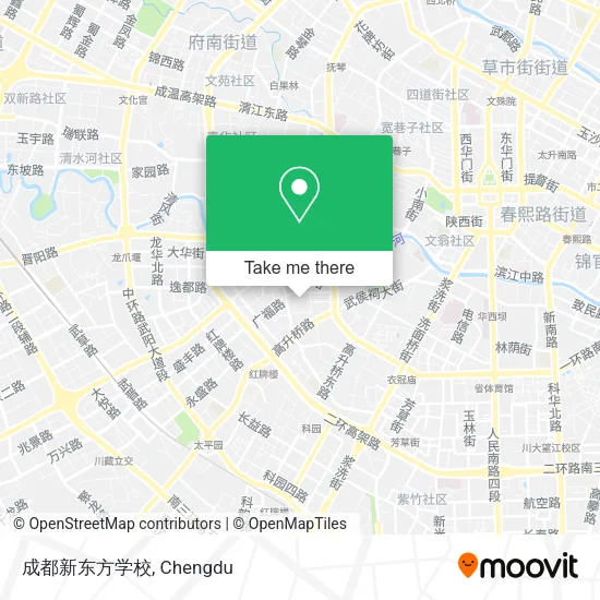 成都新东方学校 map