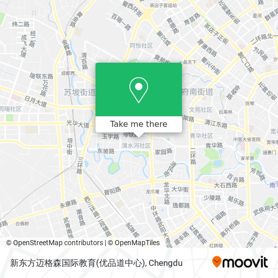 新东方迈格森国际教育(优品道中心) map