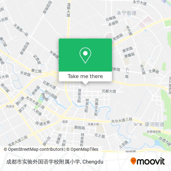 成都市实验外国语学校附属小学 map