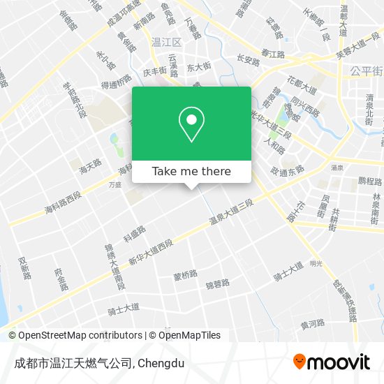 成都市温江天燃气公司 map