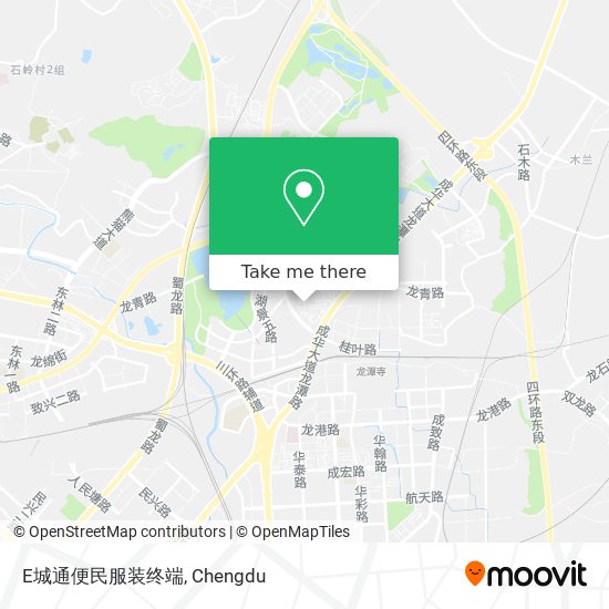 E城通便民服装终端 map