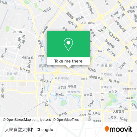 人民食堂大排档 map
