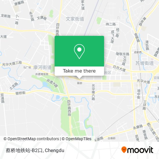 蔡桥地铁站-B2口 map