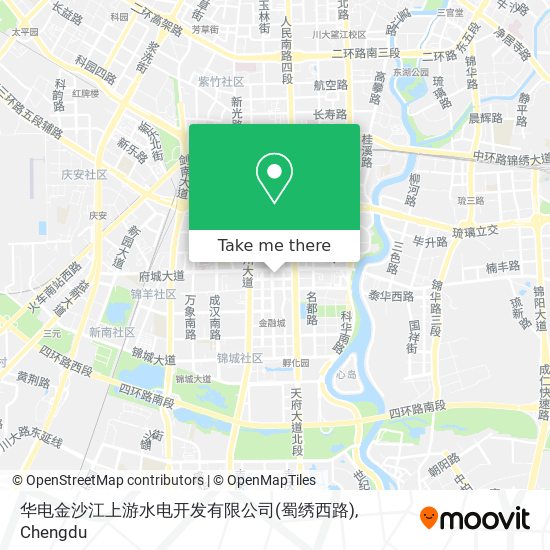 华电金沙江上游水电开发有限公司(蜀绣西路) map
