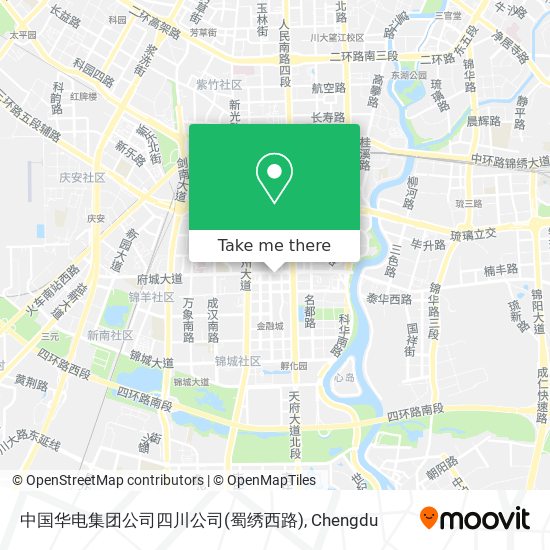 中国华电集团公司四川公司(蜀绣西路) map