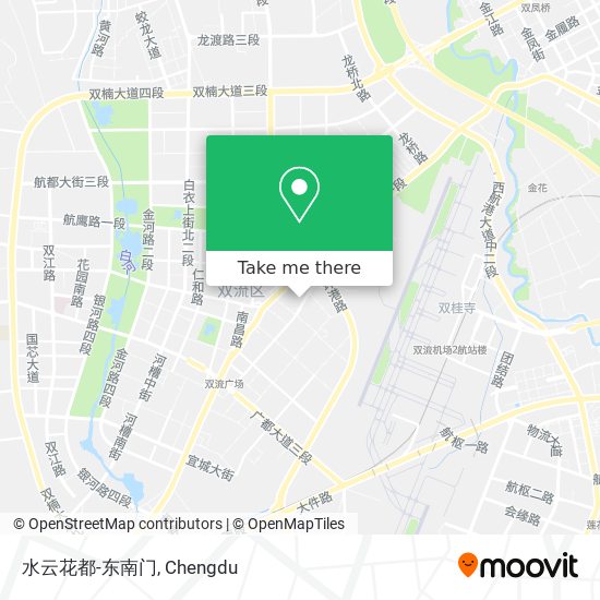 水云花都-东南门 map