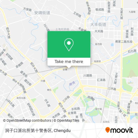 洞子口派出所第十警务区 map