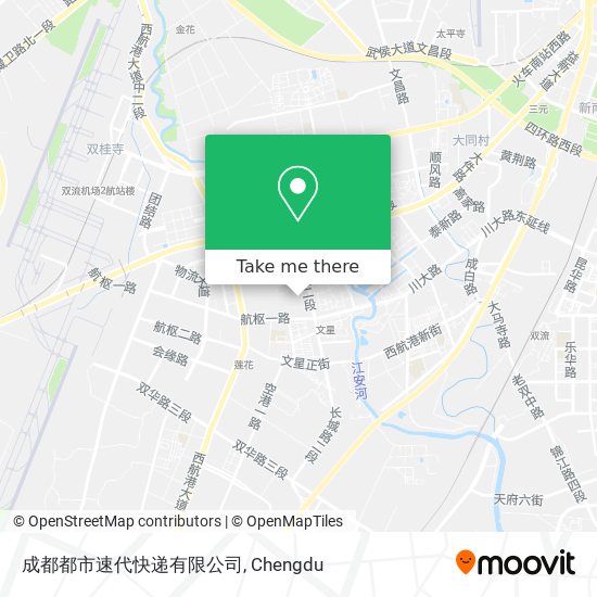 成都都市速代快递有限公司 map