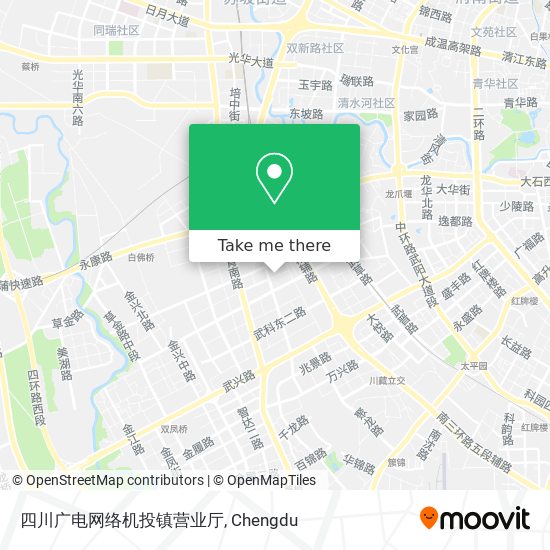 四川广电网络机投镇营业厅 map