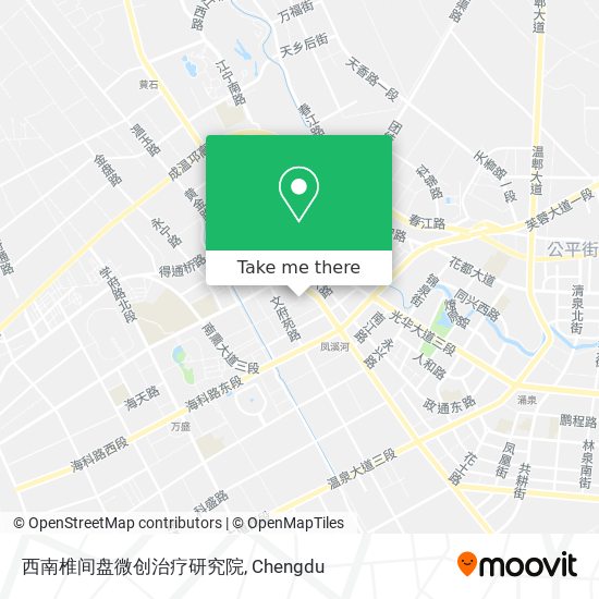 西南椎间盘微创治疗研究院 map