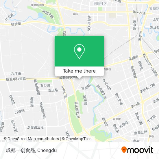 成都一创食品 map