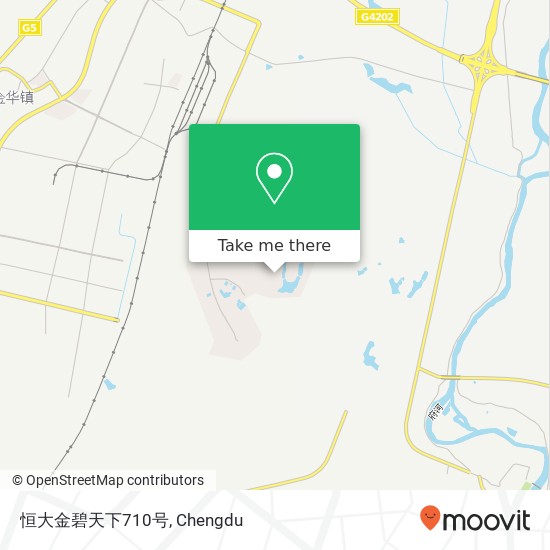 恒大金碧天下710号 map