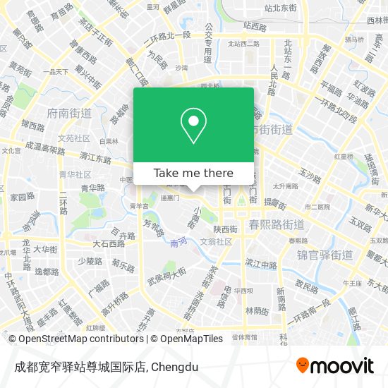 成都宽窄驿站尊城国际店 map