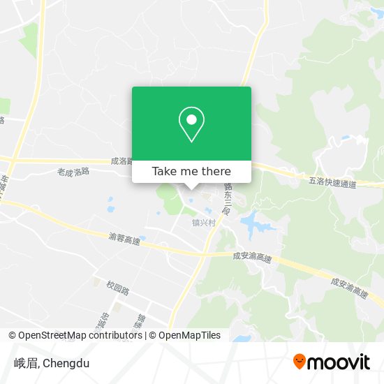 峨眉 map