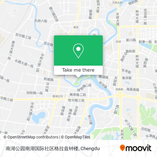 南湖公园南湖国际社区格拉兹钟楼 map