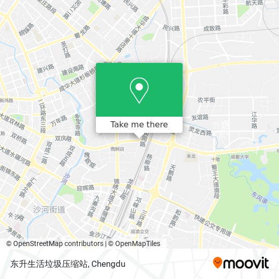 东升生活垃圾压缩站 map