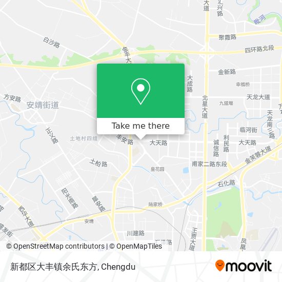 新都区大丰镇余氏东方 map