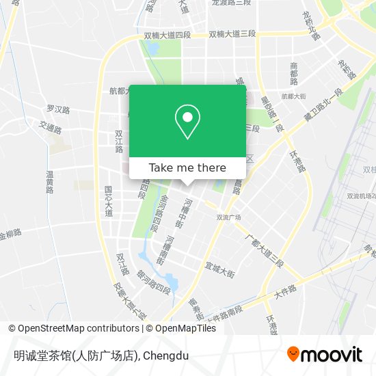 明诚堂茶馆(人防广场店) map