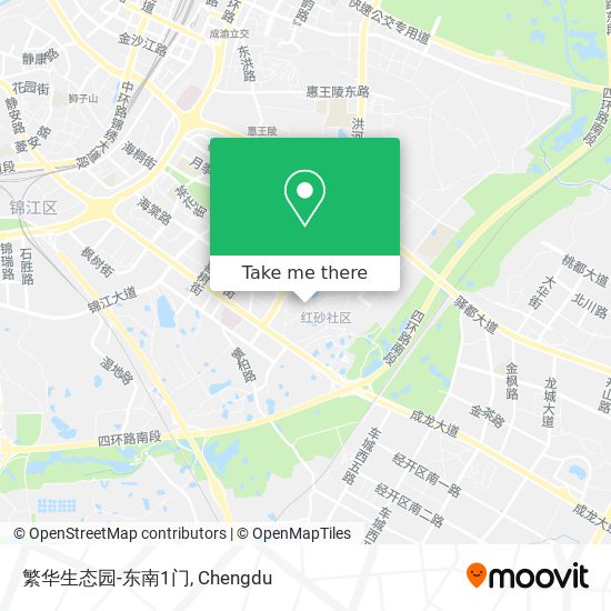 繁华生态园-东南1门 map