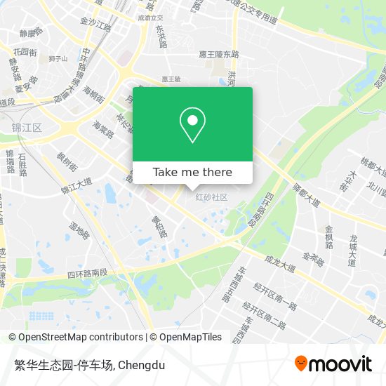 繁华生态园-停车场 map