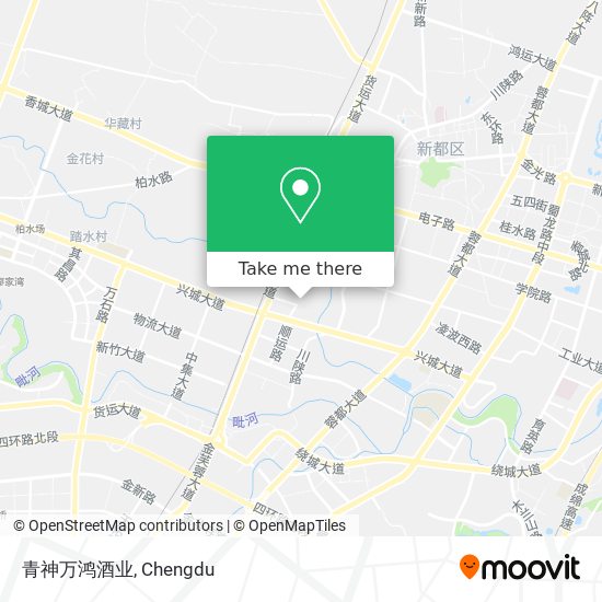 青神万鸿酒业 map