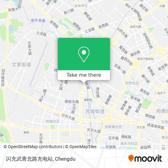 闪充武青北路充电站 map