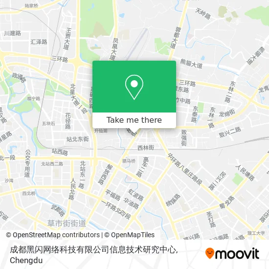 成都黑闪网络科技有限公司信息技术研究中心 map