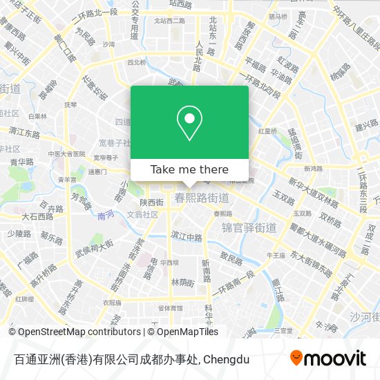 百通亚洲(香港)有限公司成都办事处 map