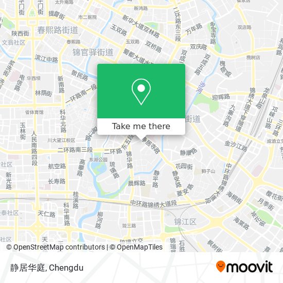 静居华庭 map